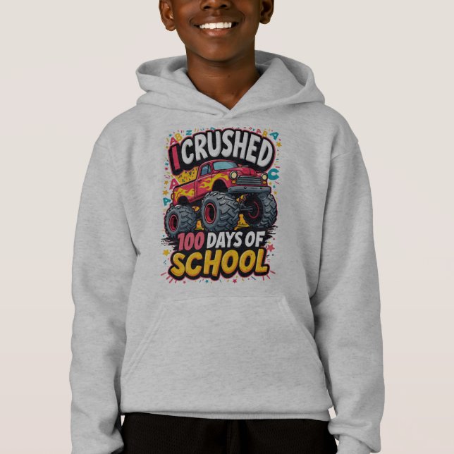 Jag krossade 100 skoldagar  t shirt (Framsida)