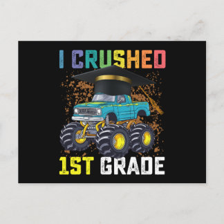 Jag krossade 1:a Klass Monster Lastbil Studenten Vykort