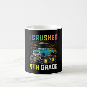 Jag krossade 4:e klass monstertruck examen kaffemugg