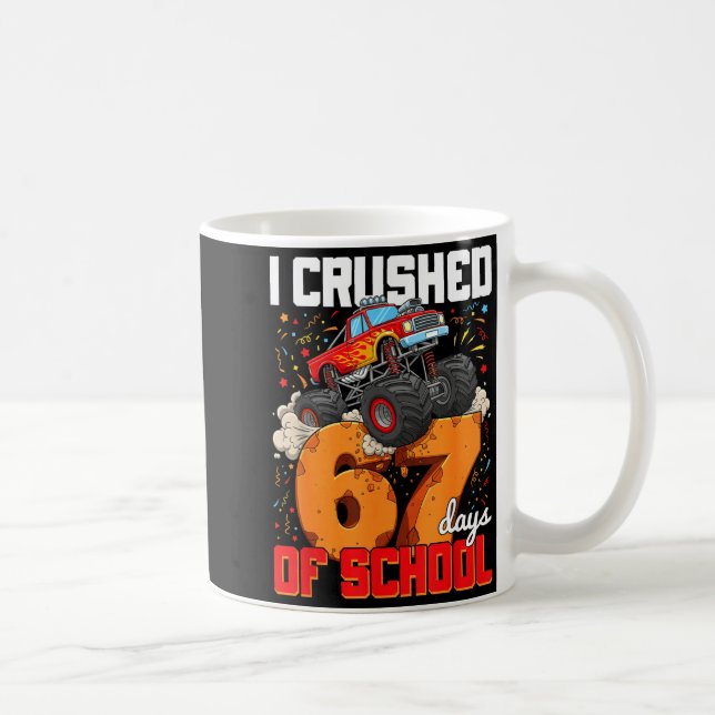 Jag krossade 67 dagar av skolan Gen Alpha Slang Me Kaffemugg (Höger)