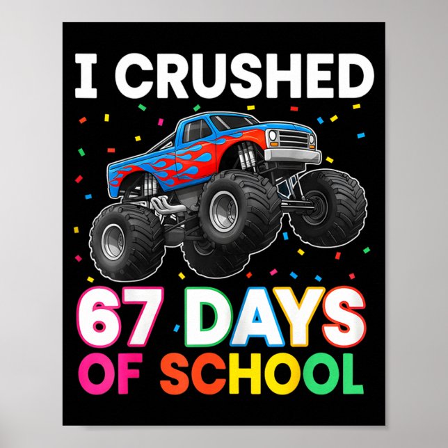 Jag krossade 67 dagar av skolans monsterlärare ele poster (Framsidan)