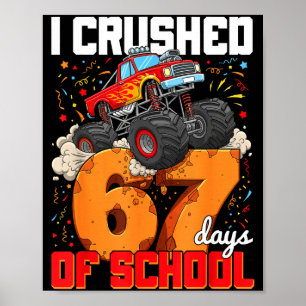 Jag krossade 67 skoldagar Gen Alpha Slang Meme S Poster