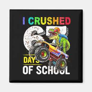 Jag krossade 67 skoldagar Rolig Six Seven meme B Magnet