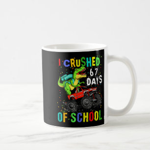 Jag krossade 67 skoldagar Rollig Six Seven Meme B Kaffemugg