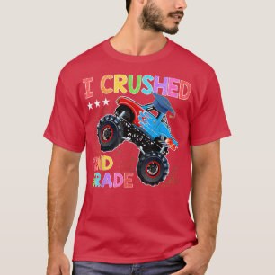 Jag krossade andra Klass-monstergåvan Lastbil Stud T Shirt