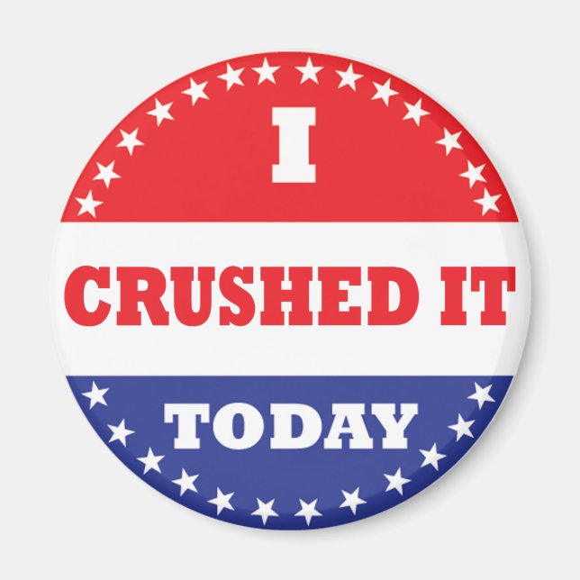 Jag krossade det i dag magnet (Framsidan)