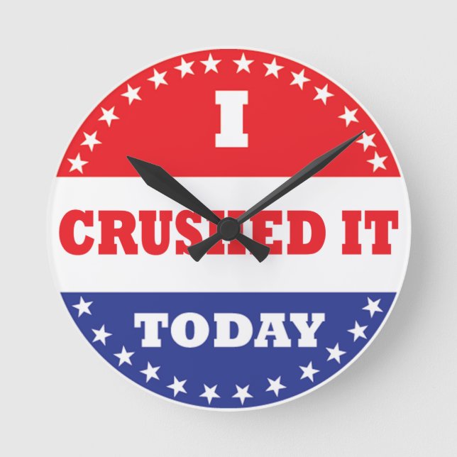 Jag krossade det i dag rund klocka (Framsida)