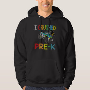 Jag krossade före K Studenten Boys Monster Lastbil Hoodie