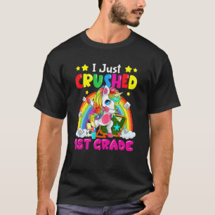 Jag krossade just 1:a Klass dabbing Unicorn tillba T Shirt