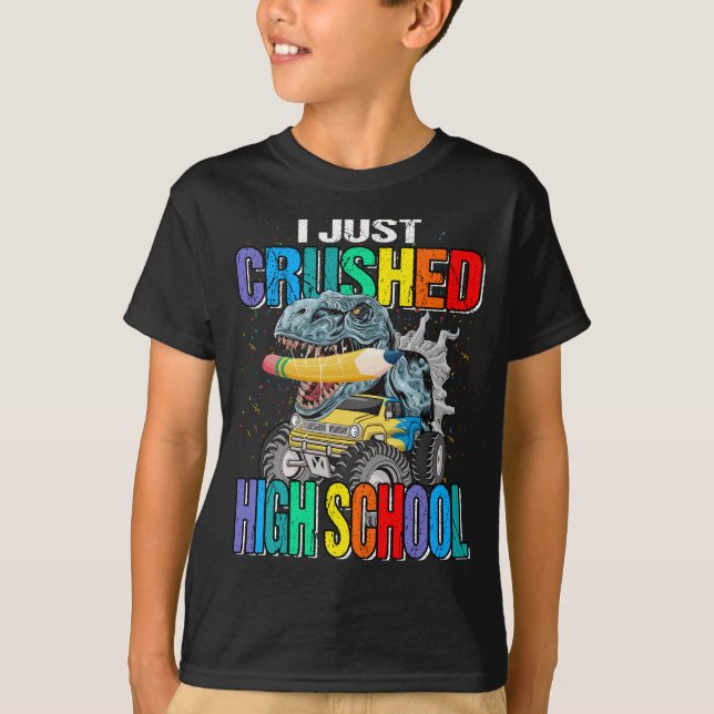 Jag krossade just doktor TRex Monster T Shirt (Framsida)