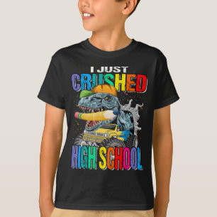 Jag krossade just Lastbil Dinosaur, högskolemonste T Shirt
