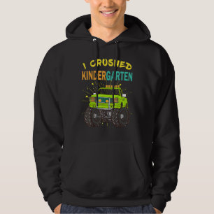 Jag krossade Kindergarten Studenten Boys Monster T Hoodie