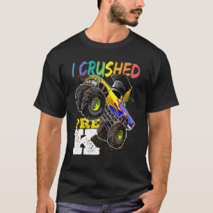 Jag krossade Lastbil Studentmössa Boy. T Shirt