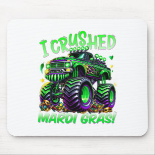Jag krossade Mardi Gras Monster Lastbil för pojkar Musmatta