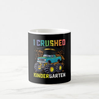 Jag krossade monstertruck-examen i förskolan kaffemugg