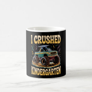 Jag krossade monstertruck-examen i förskolan kaffemugg