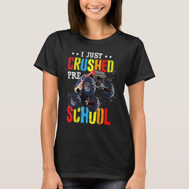 Jag krossade nyligen Preschool Studenten Småbarn M T Shirt (Framsida)