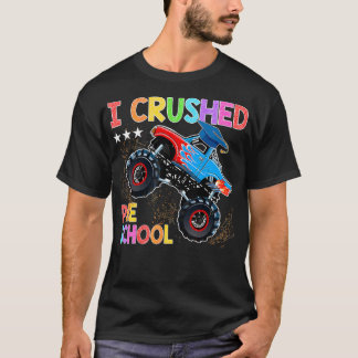 Jag krossade Preschool Monster Lastbil Studenten G T Shirt