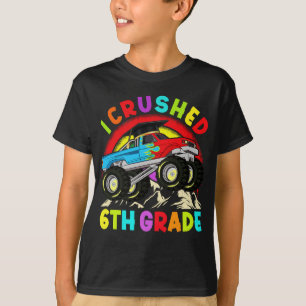 Jag krossade Studentmössan 6e Klass Monster Lastbi T Shirt