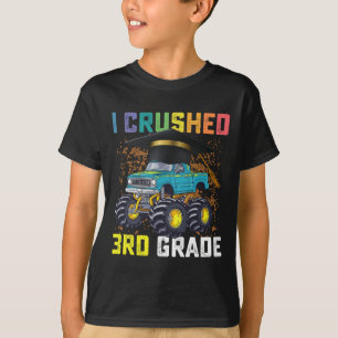 Jag krossade tredje klass monstertruck examen t shirt