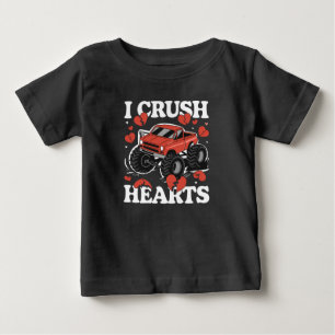 Jag krossar hjärtan Alla hjärtans dag monstertruck T Shirt