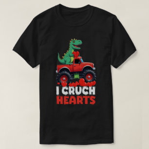 Jag Krossar Hjärtan Alla Hjärtans Dag T Rex Kör La Shirt