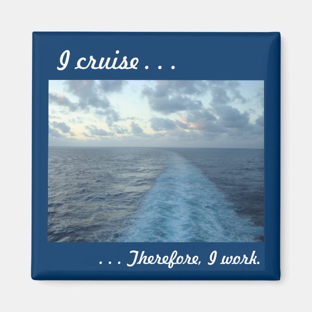 Jag kryssar. . .Därför Magnet (Framsidan)