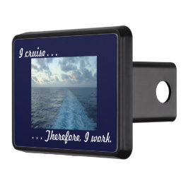 Jag kryssar omkring därför blått dragkroksskydd