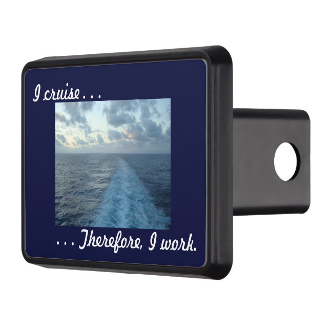 Jag kryssar omkring därför blått dragkroksskydd (Vänster)