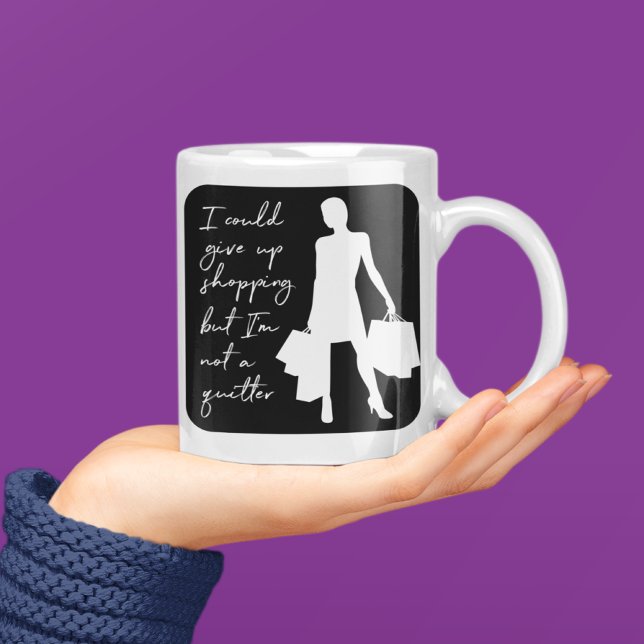 Jag kunde Ge upp och shoppa, men... Kaffe Mugg (Skapare uppladdad)