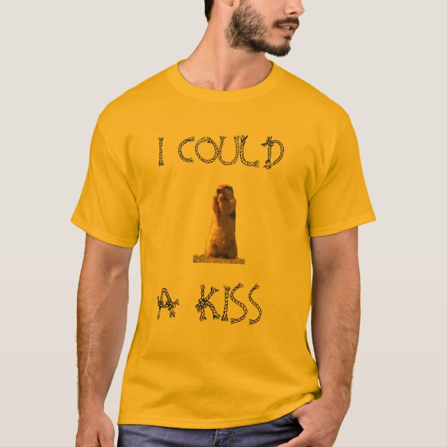 JAG KUNDE "GOPHEREN" EN KYSS TEE SHIRT (Framsida)