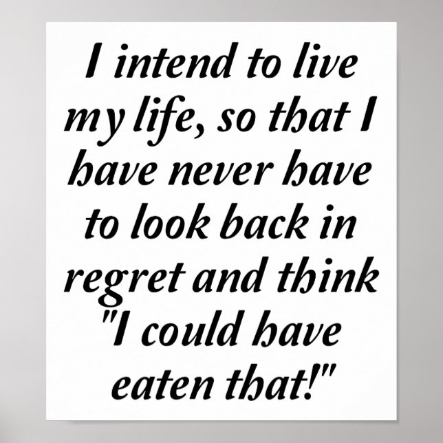 Jag kunde ha ätit den där konstiga Poster (Framsidan)