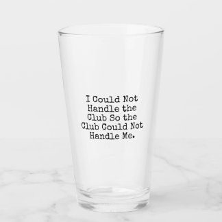 Jag kunde inte behandla halv glaskopp