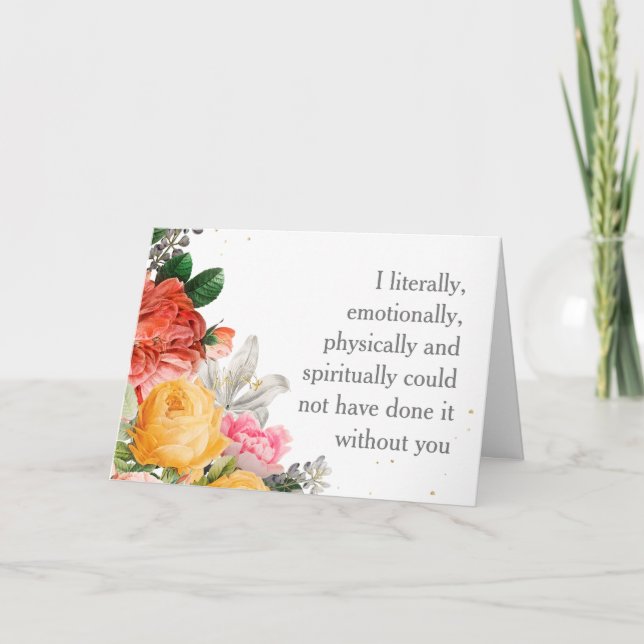 Jag kunde inte ha gjort det utan er tack kort (Framsida)