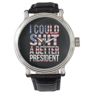 Jag Kunde Sy En Bättre President Anti Trump Armbandsur