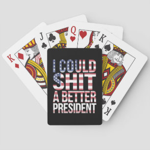 Jag Kunde Sy En Bättre President Anti Trump Casinokort