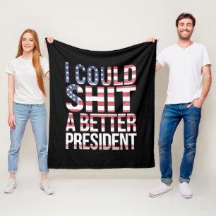 Jag Kunde Sy En Bättre President Anti Trump Fleecefilt