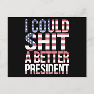 Jag Kunde Sy En Bättre President Anti Trump Vykort