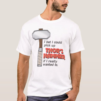Jag kunde välja upp thors bultar t-shirt