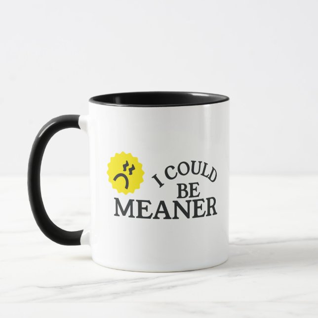Jag kunde vara elakare Rolig mugg (Vänster)