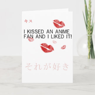 Jag kysste en animefläkt, och jag gillade den kort