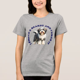 Jag kysste en Bearded Collie-valp T Shirt