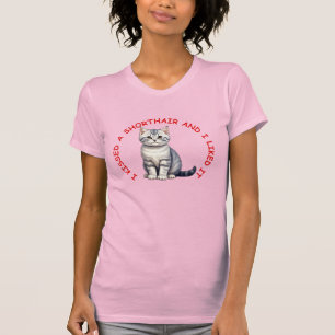 Jag kysste en brittisk korttrakatt t shirt