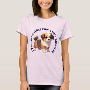Jag kysste en Brussells Griffon-valp T Shirt