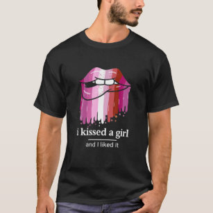 Jag kysste en flicka och jag gillade det Bi Pride  T Shirt
