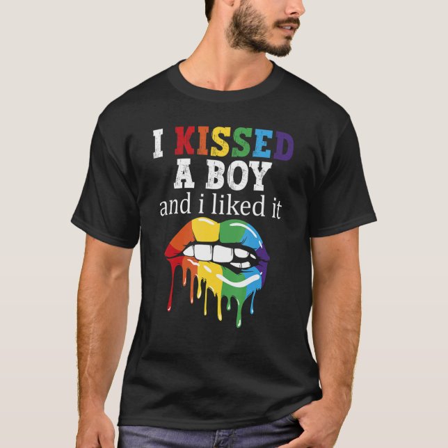 Jag kysste en pojke och gillade det hbt-Pridet Rai T Shirt (Framsida)