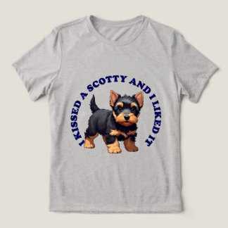 Jag kysste en skotsk terrier-valp t shirt