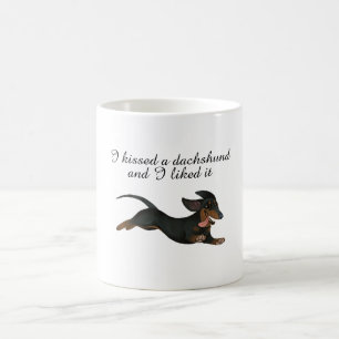 Jag kysste en tax, och jag gillade den muggen kaffemugg