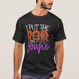 Jag la Boo i Boujie Funny Halloween-kostume Boujee T Shirt