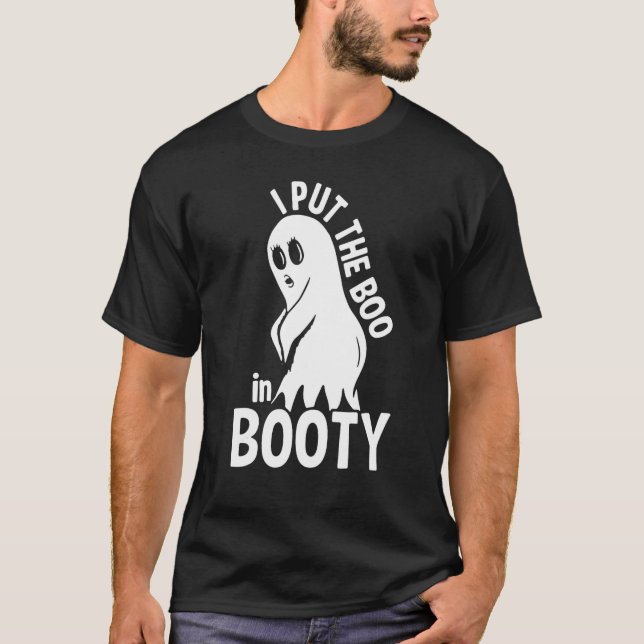 Jag la boon i Booty Halloween T Shirt (Framsida)